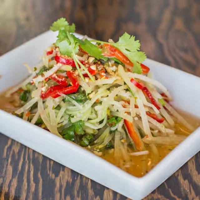 Chilled Papaya & Mango Salad.