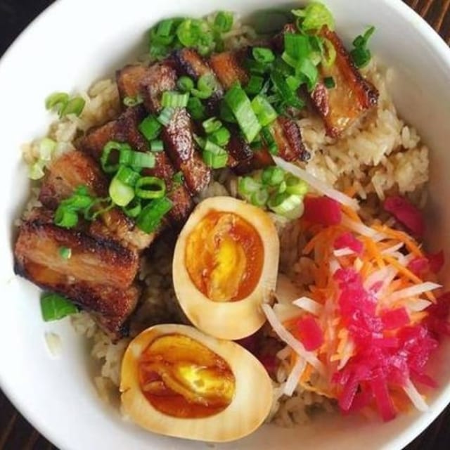 Braised Pork Belly & Egg.